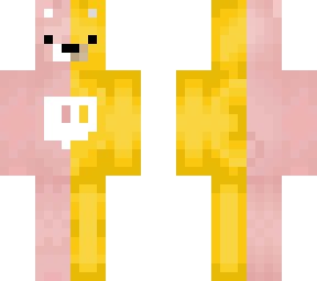 wallibear yellow - pink