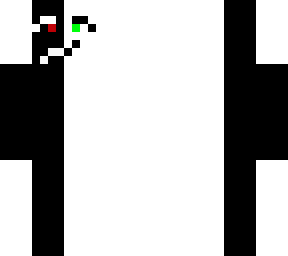 white and black