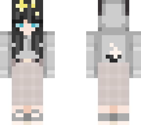 white or gray fox girl