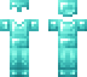 white skin with armour diamond