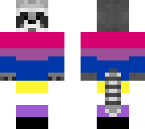 bi non binary raccoon