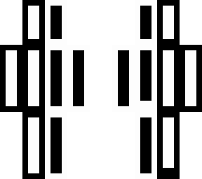 black and white mixture