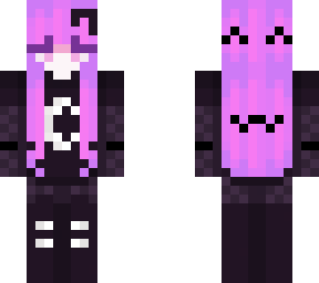 black purple moon