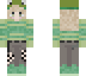 blonde frog suit