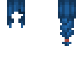 blue braided hair base