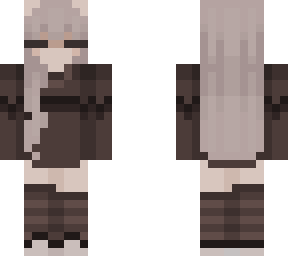brown sweater + striped socks