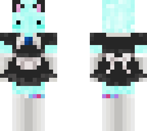 cat maid axolotl