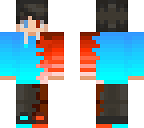 cyan boy - half evil