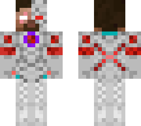 cyborg redstone herobrine (battle scarred)