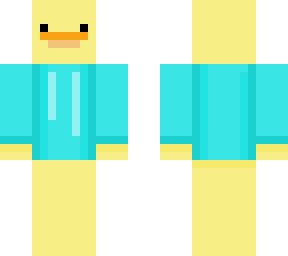 duck in a sweatshirt