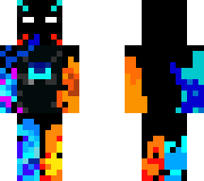 fire & lightning robot dude