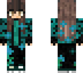 flowered survival girl