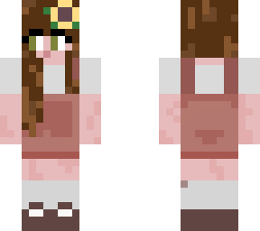 girl w/ green eyes and brown hair :)