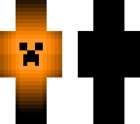 glowing creeper orange