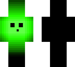 glowing slime green