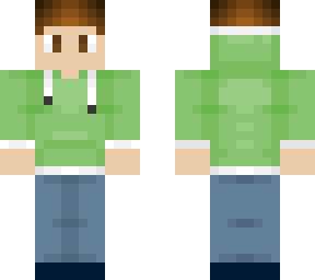 green hood but with better hair
