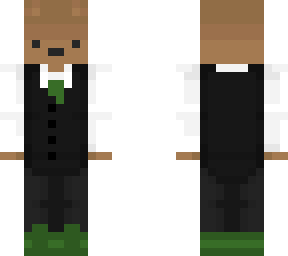 green suit