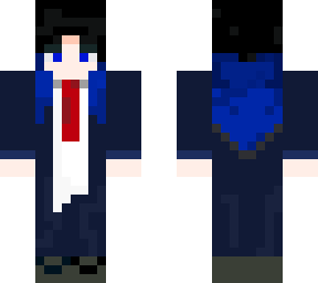 mini blue haired girl