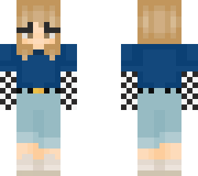 niki nihachu with blue shirt
