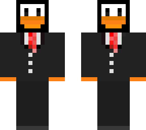 penguin in suit
