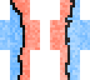 pink and blue
