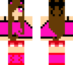 pink cat girl