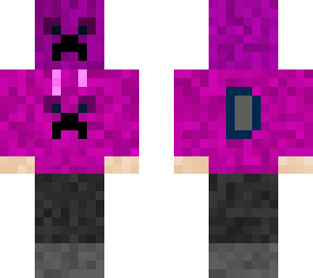 pink creeper hoodie