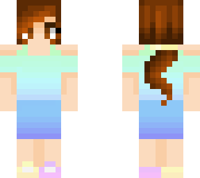 pretty gradient girl