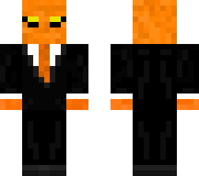 pumpkin in suit