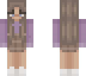 purple brunette