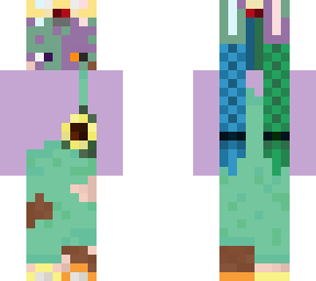 purple/green bunny mask redo/2