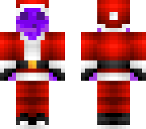 purple slime - santa
