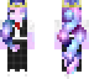 purple suit