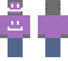 purple tv head