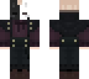 rabbit mask in wither outfit (outfit not made by me)