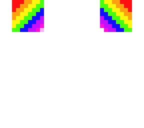 rainbow head