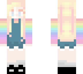 rainbow overalls