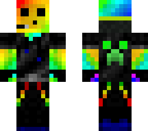 rainbow slime youtuber skin#2