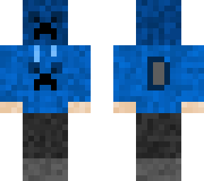 revised blue creeper hoodie