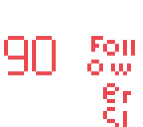 thx for 90 folowers