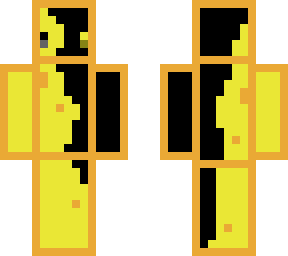 yellow black and orange mixed slime