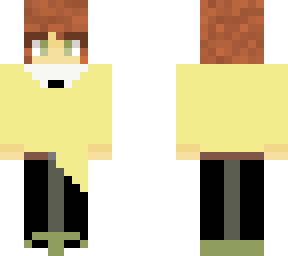 yellow sweater skin
