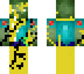 zombie infected with black and yellow
