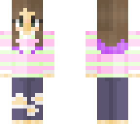 a piglin girl