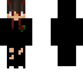 bedwars tryhard skin red and black with hoodie