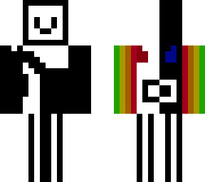 black |white robot