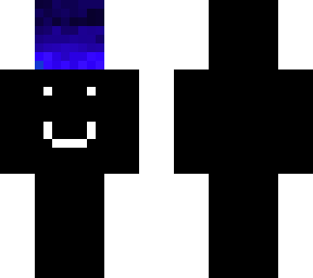 blue face