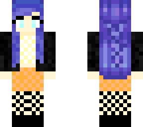 cool checkerboard girl