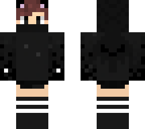 cool white gamer boy with overknees and catears
