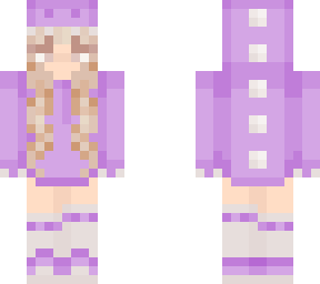 cute purple dino girl